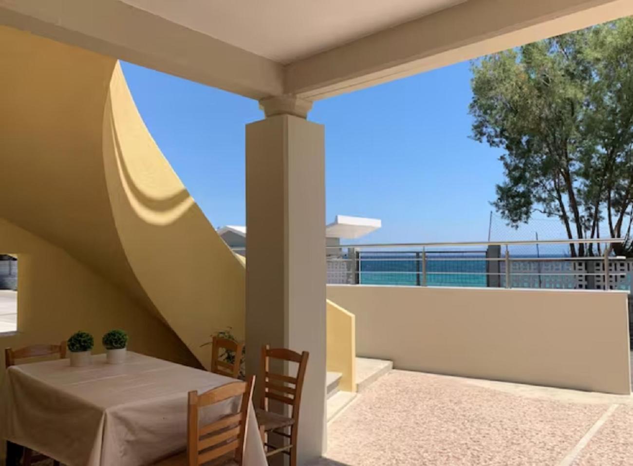 Blue Flag Award Winning Ormos Lo Beach: Home 1 Vrontádos Exterior photo
